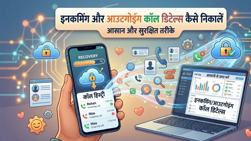 How to get incoming and outgoing call details in hindi