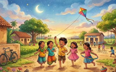 my childhood summary in hindi